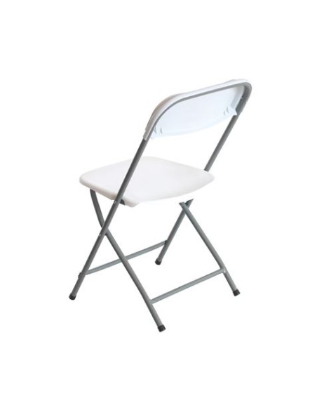 SILLA RESINA PLEGABLE 80X50X45CM BLANCA SUNGARDEN