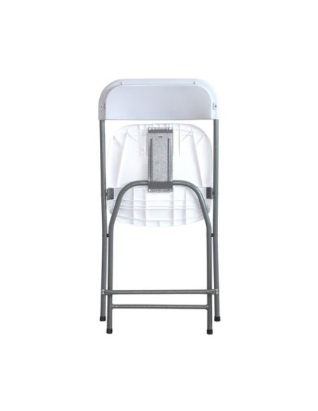 SILLA RESINA PLEGABLE 80X50X45CM BLANCA SUNGARDEN