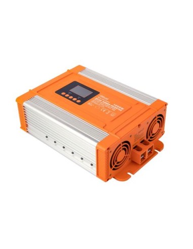 CONVERTIDOR DE CORRIENTE ONDA PURA CON PANTALLA LCD 1200W ELBAT