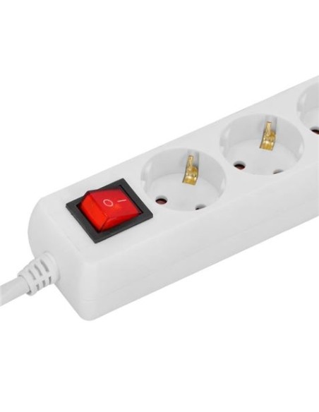 BASE MULTIPLE 3 TOMAS CON INTERRUPTOR + USB + TIPO C ELBAT
