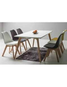 MESA DESIGN D900 120X80CM BLANCA MUVIP 2