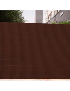 CAÑIZO PLÁSTICO DOBLE CARA 1X3 METROS MARRON OSCURO SUNGARDEN 2