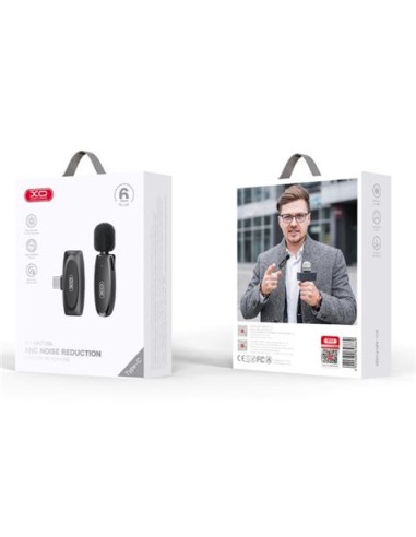 MICROFONO INALAMBRICO DE SOLAPA CON TIPO C XO