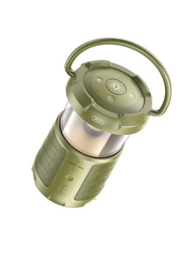 ALTAVOZ BLUETOOTH 15W CON LAMPARA CAMPING XOF49 VERDE XO