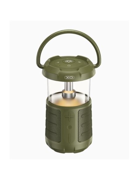 ALTAVOZ BLUETOOTH 15W CON LAMPARA CAMPING XOF49 VERDE XO
