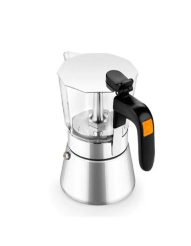 CAFETERA ITALIANA ACERO INOXIDABLE 4 TAZAS FLAVOUR BRA