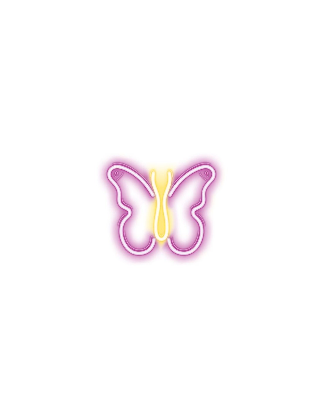 LAMPARA DECORATIVA NEON LED BUTERFLY FOREVER