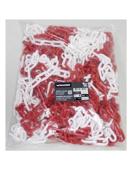 CADENA PLASTICA 8mm.X25Mtrs. MADER