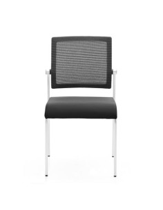 LOTE 4 SILLAS CONFIDENTE DESIGN APILABLES ESTRUCTURA METÁLICA CROMAD 2