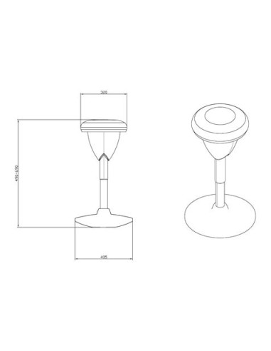 TABURETE MULTIUSOS BALANCIN DESIGN GRIS CROMAD