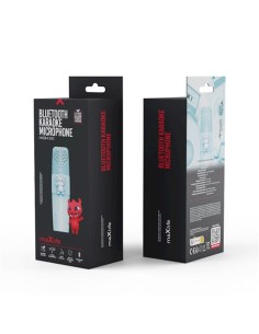 MICROFONO KARAOKE BLUETOOTH MXBM-500 AZUL MAXLIFE 2