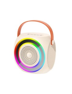 ALTAVOZ BLUETOOTH F42 + MICRÓFONO + EFECTOS LED BLANCO XO 2