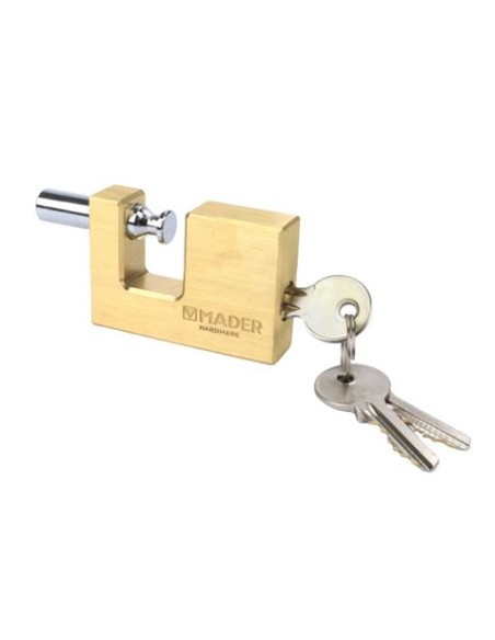 CANDADO LATON, 70 MM MADER