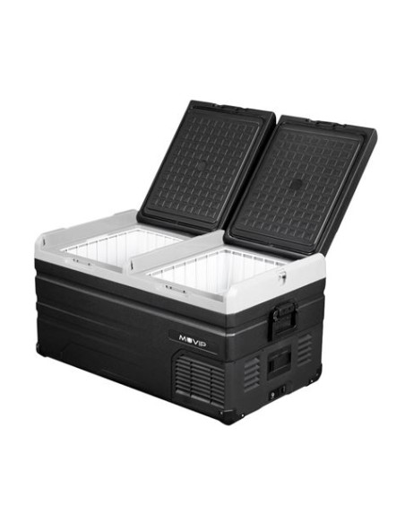 NEVERA PORTATIL CON COMPRESOR LG 107 LITROS DOBLE ZONA MUVIP