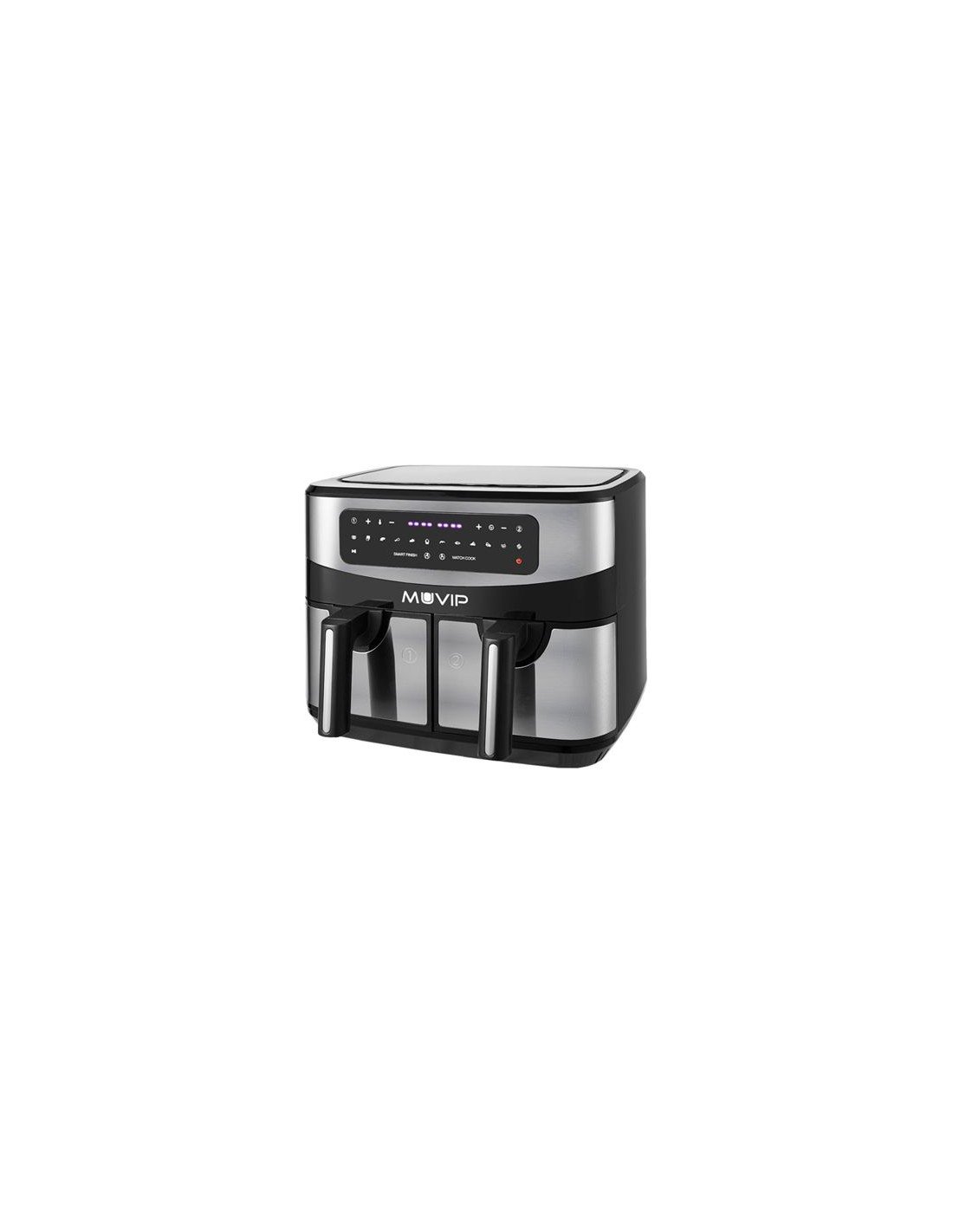 FREIDORA AIRE CALIENTE DOBLE 9 LITROS 2600W PANTALLA TACTIL MUVIP