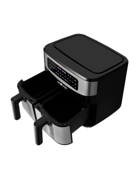 FREIDORA AIRE CALIENTE DOBLE 9 LITROS 2600W PANTALLA TACTIL MUVIP