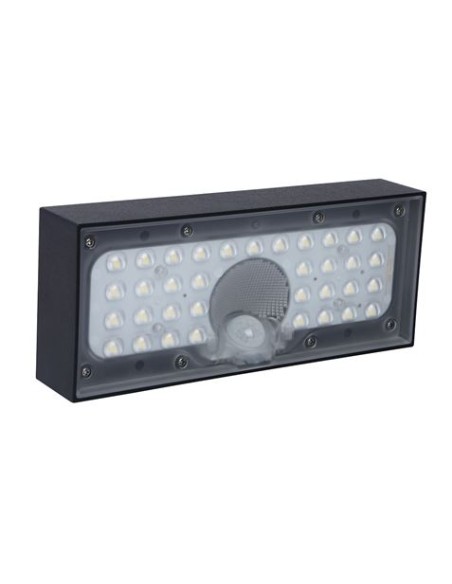 APLIQUE LED SOLAR MODERN 6W 900LM NEGRO ELBAT