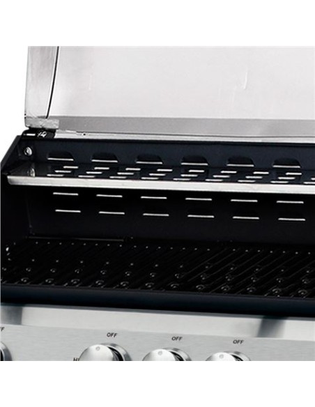 BARBACOA GAS INOX 4 FUEGOS MUVIP