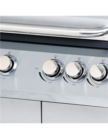 BARBACOA GAS INOX 5 FUEGOS MUVIP