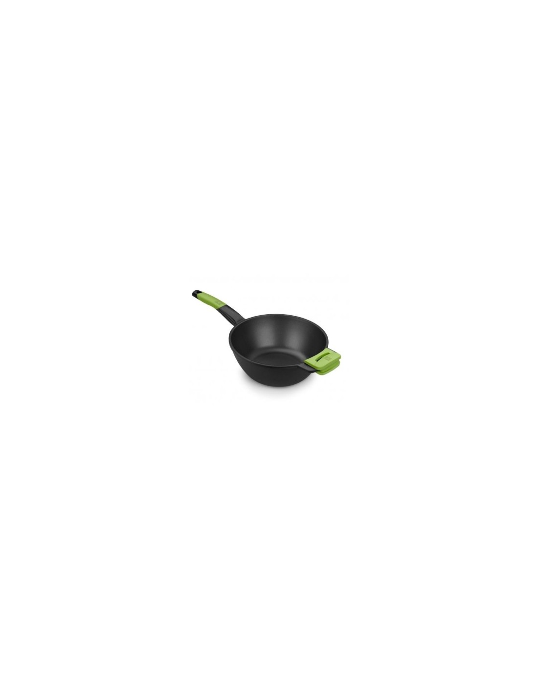 WOK PRIOR BRA 3L ALUMINIO FUNDIDO TEFLÃâ€œN ANTIADHERENTE VERDE A121472