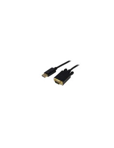 StarTech.com Cable 3m de VÍ­deo Adaptador Conversor DisplayPort DP a VGA - Convertidor Activo - 1080p - Negro
