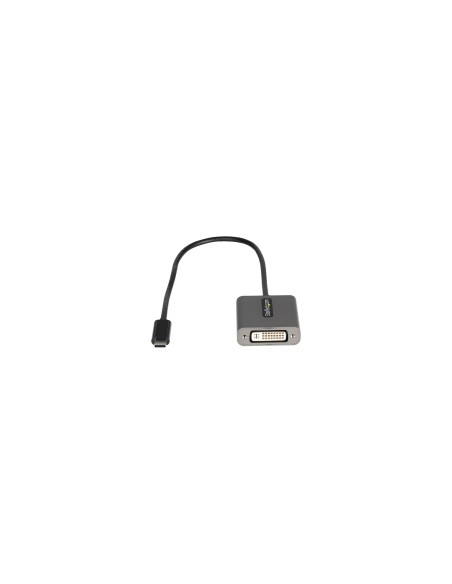 StarTech.com Adaptador USB C a DVI - Conversor Tipo Llavero USB Tipo C a DVI-D 1920x1200p - Convertidor USBC a Pantalla DVI - Co