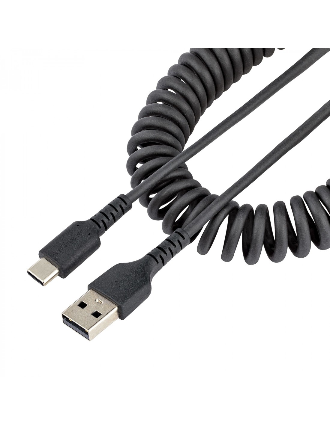 StarTech.com Cable de 50cm de Carga USB A a USB C, Cable USB Tipo C Rizado de Carga RÃ¡pida y Servicio Pesado, Cable USB 2.0 A a