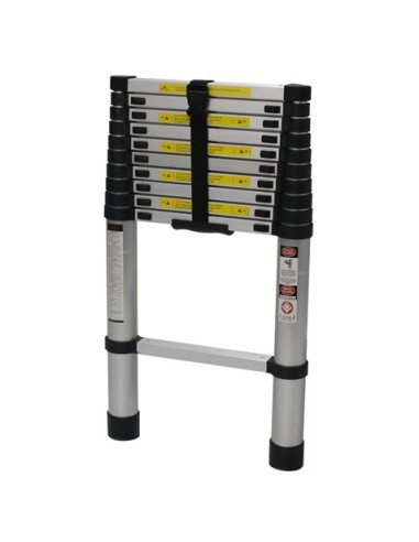 ESCALERA EXTENSIBLE ALUMINIO 10 PELDAÑOS 3.2 METROS MADER