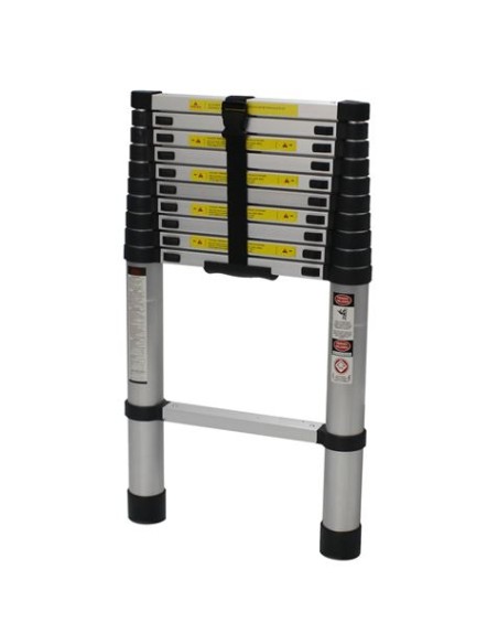 ESCALERA EXTENSIBLE ALUMINIO 10 PELDAÑOS 3.2 METROS MADER