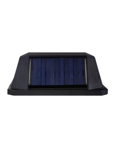 APLIQUE LED SOLAR 150LM ILUMINACIÓN 3 CARAS NEGRO ELBAT