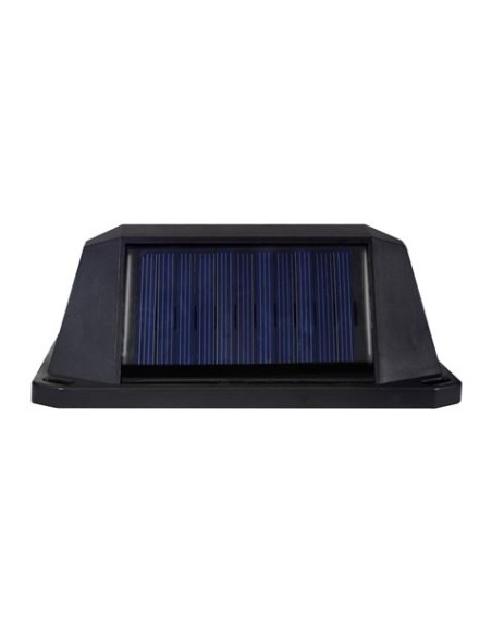 APLIQUE LED SOLAR 150LM ILUMINACIÓN 3 CARAS NEGRO ELBAT