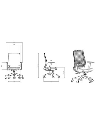 SILLA OFICINA GAMA SENIOR SE2000 CROMAD