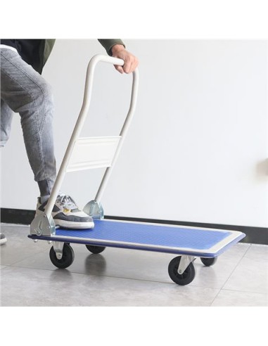 CARRETILLA METALICA PLEGABLE CON RUEDAS MAX 300KG 870X610MM BLIM