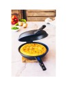 SARTEN TORTILLERO ALUMINIO FUNDIDO 24CM DOBLE TWIN SOLID+ MONIX
