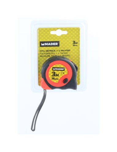 FLEXOMETRO, 3 Mtrs.X 16 mm. MADER