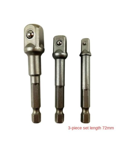 KIT 3 ADAPTADORES 1/4\" HEXAGONAL A 1/4\"-3/8\"-1/2\" BLIM