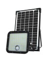 FOCO LED SOLAR 30W 4800LM CON SENSOR + MANDO ELBAT