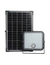 FOCO LED SOLAR 30W 4800LM CON SENSOR + MANDO ELBAT