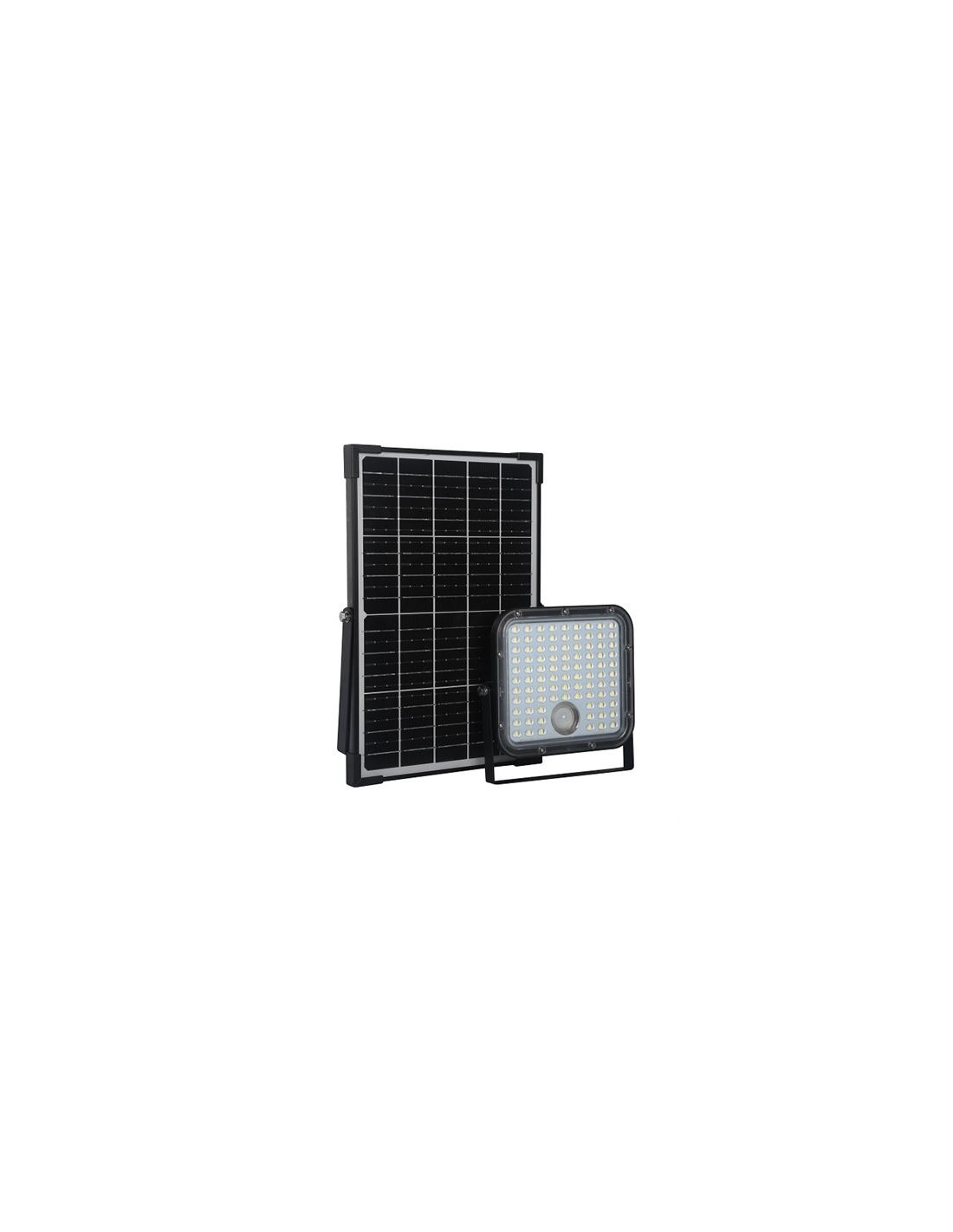FOCO LED SOLAR 30W 4800LM CON SENSOR + MANDO ELBAT