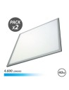 PACK 2 PANELES LED 60X60 40W 4600LM LUZ FRIA ELBAT