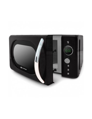 MICROONDAS VINTAGE NEGRO 700W. GRUNKEL
