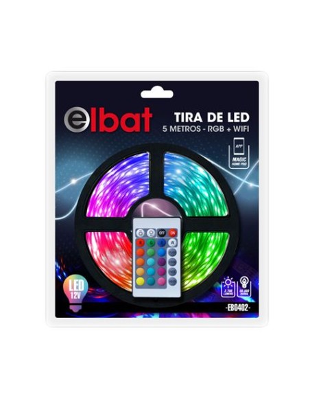 TIRA DE LED 12V 5 METROS RGB WIFI ELBAT