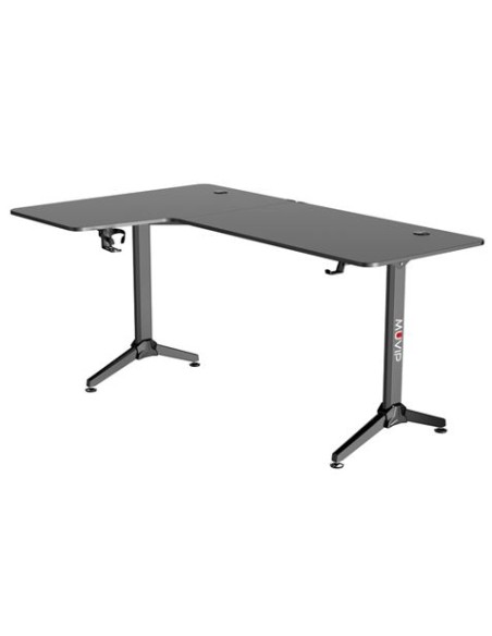 MESA GAMING PRO1300 FIBRA CARBONO | L IZQUIERDA | ALFOMBRILLA 80X30CM | MUV