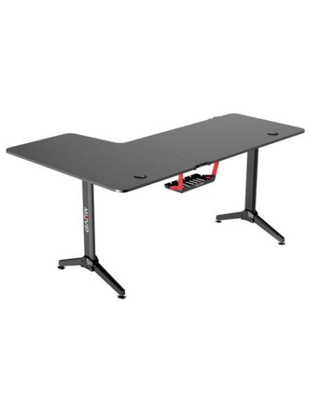 MESA GAMING PRO1300 FIBRA CARBONO | L DERECHA | ALFOMBRILLA 80X30CM | MUVIP