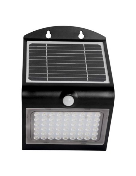 APLIQUE LED SOLAR 4W 500LM DOBLE ILUMINACIÓN NEGRO ELBAT