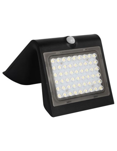 APLIQUE LED SOLAR 4W 500LM DOBLE ILUMINACIÓN NEGRO ELBAT