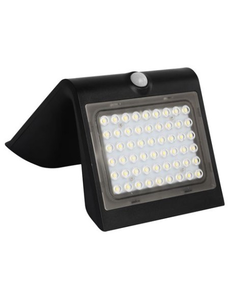 APLIQUE LED SOLAR 4W 500LM DOBLE ILUMINACIÓN NEGRO ELBAT