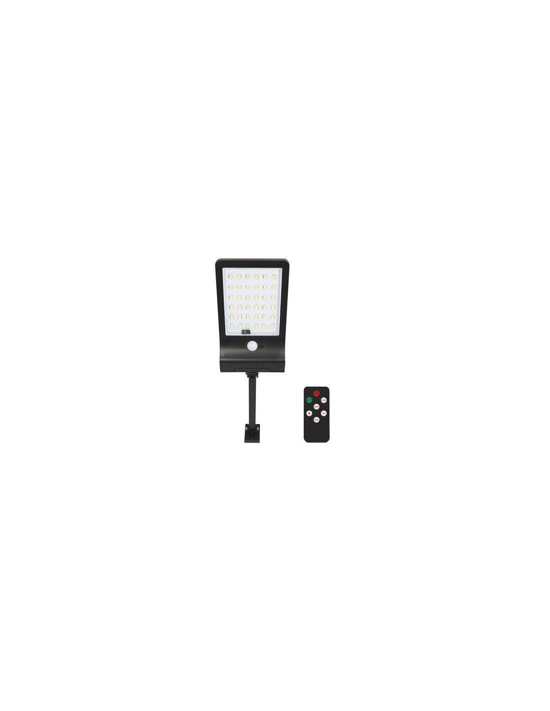 FAROLA LED SOLAR 3000K/4000K/6500K 350LM + SENSOR + MANDO ELBAT