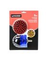 CEPILLOS DE LIMPIEZA PARA TALADRO 3PCS MADER