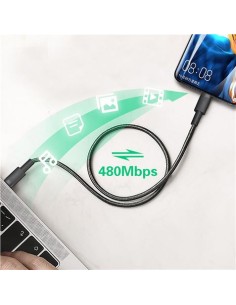 CABLE NBQ199 TIPO C 100W | NEGRO 1.5MTR XO 2